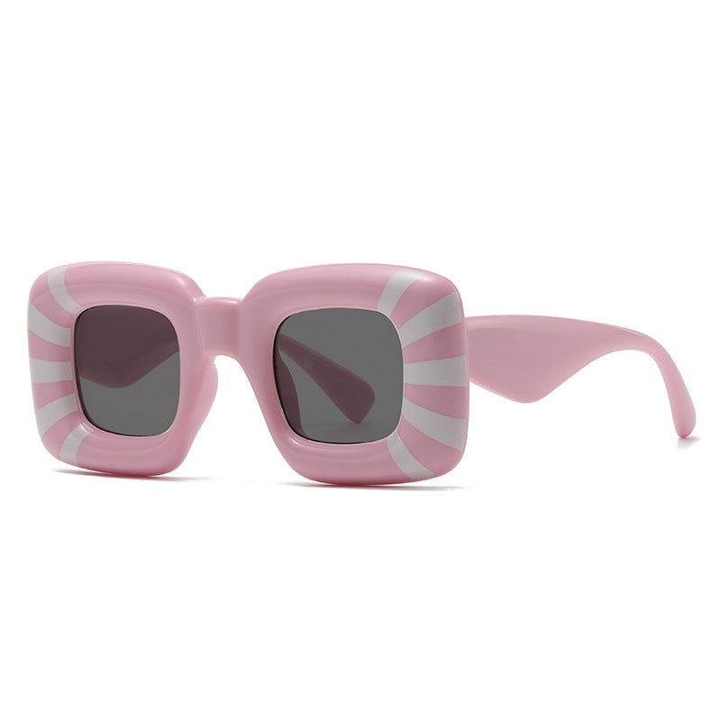 Fashion Print Sunglasses, European and American Personality Sunglasses