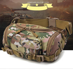 Men's Large Capacity Tactical Waist Bag Camouflage Military Waist Bag Shoulder Bag