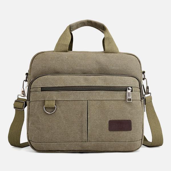 Men's Large Capacity Business Shoulder Tote Messenger Bag