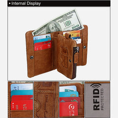 Wallet For Men RFID Multiple Slots Portable Daily Purse