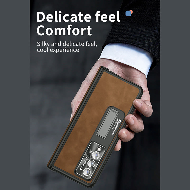 Samsung Z Fold Two Hinge Protective Multiple Metal Kickstand Case Phone Case