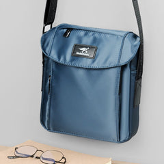 Casual Messenger Bag Oxford Fabric Navy Blue Men's Messenger Bag