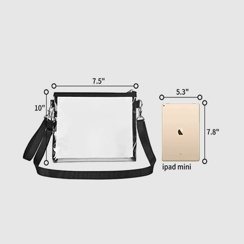 For Daily Use Waterproof Transparent Phone Bag Casual Money Purse