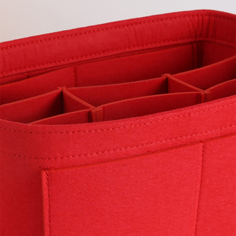 Large Capacity Household Storage Bag Multi Compartment Felt Bag