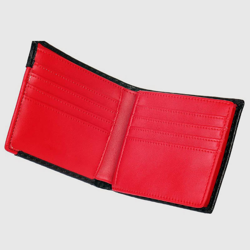 Men RFID Genuine Leather Multiple Card Slot Purse Wallet