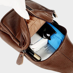 Men Out Traveling Multi Pocket Crossbody Bags Waterproof Shoulder Bag for Carrying Daily Use