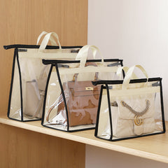 Household Dustproof Transparent Clothes Mobile Tote Bag PVC Moisture Proof Protective Bag Storage Bag