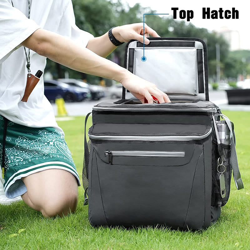 Heat Insulation Leakproof Outdoor Camping Waterproof Beach Picnic Foldable Insulation Bag Cooler Bag