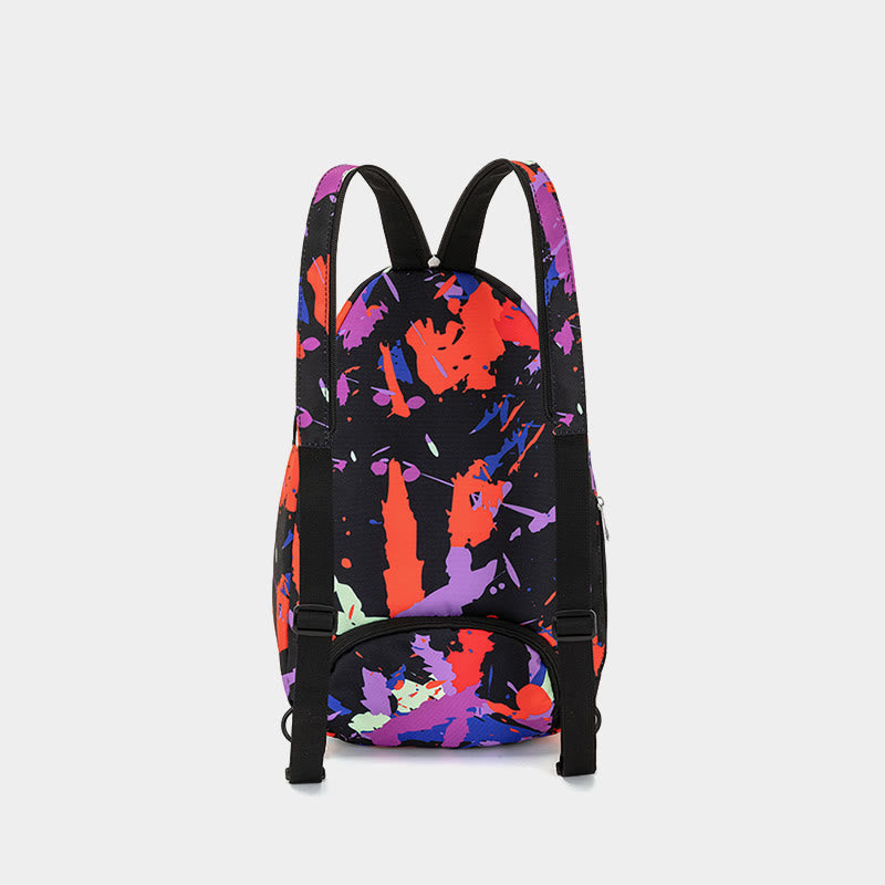 Colorful Youth Print Waterproof Durable Tennis Backpack Oxford Sports Racquet Bag