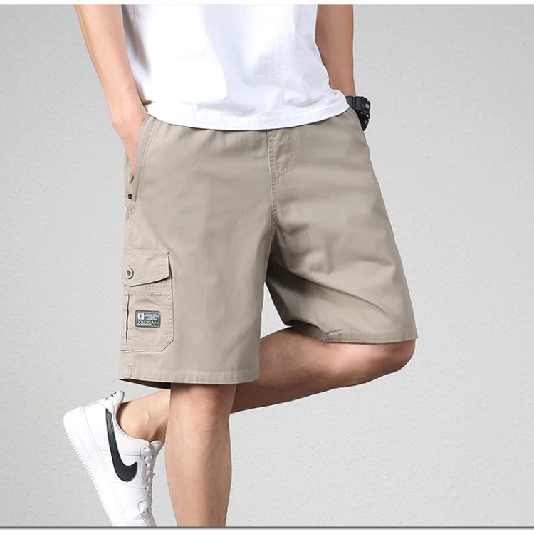 Summer Shorts Men's Cotton Five-point Pants Loose Casual Middle-aged Elderly Shorts