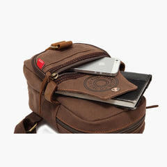 Outdoor Hiking Messenger Bag Chest Shoulder Bag Wide Shoulder Strap Portable Casual Rucksack