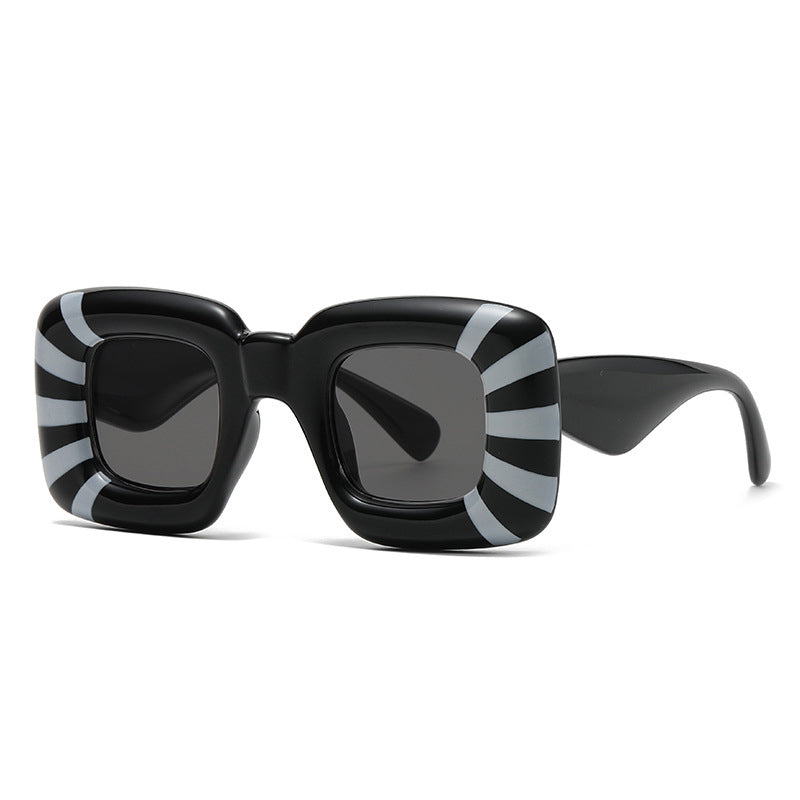 Fashion Print Sunglasses, European and American Personality Sunglasses