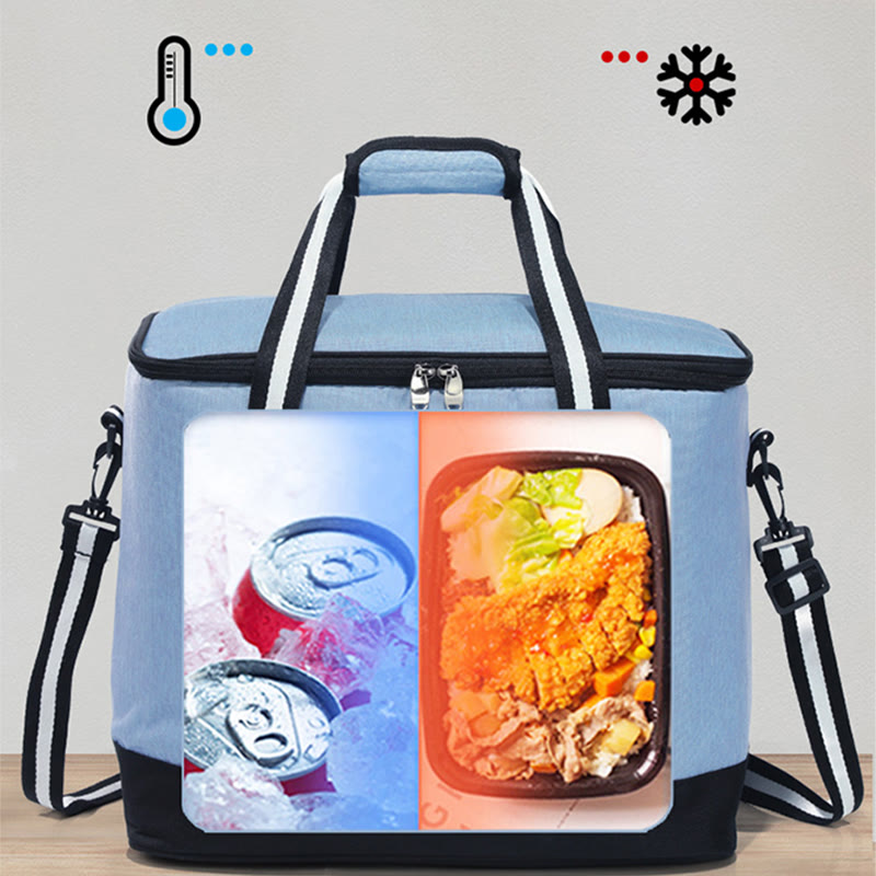 Foldable Leakproof Portable Outdoor Picnic Warm & Cool Camping Bag