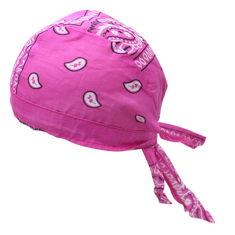 Outdoor Riding Pirate Hat Cotton Printed Multicolor Hip-hop Hip-hop Headscarf Hat