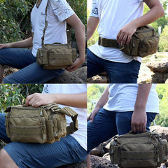 Men Outdoor Multi-Purpose Riding Large Fanny Pack Belt Waist Bag