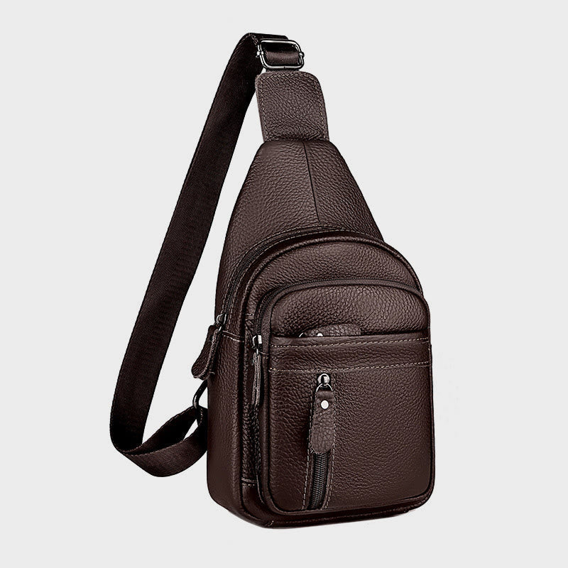 Men Out Traveling Multi Pocket Crossbody Bags Waterproof Shoulder Bag for Carrying Daily Use