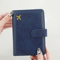 Daily Large Capacity RFID Leather Passport Holder Multifunctional Card Holder