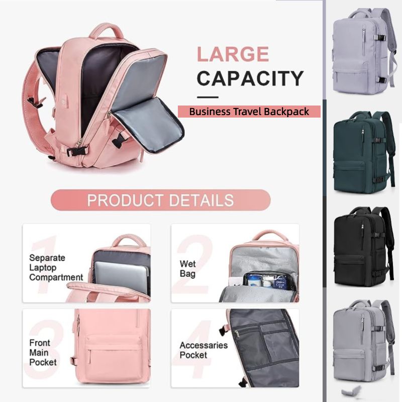 High Capacity Backpack Dry Wet Separation Storage Bag Business Travel Bag Tablet Computer Bag