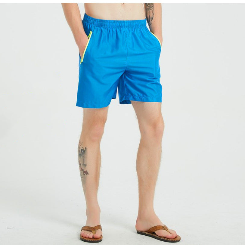 Men's Sports Shorts Summer Loose Casual Ice Silk Quick-drying 5-point Beach Pants