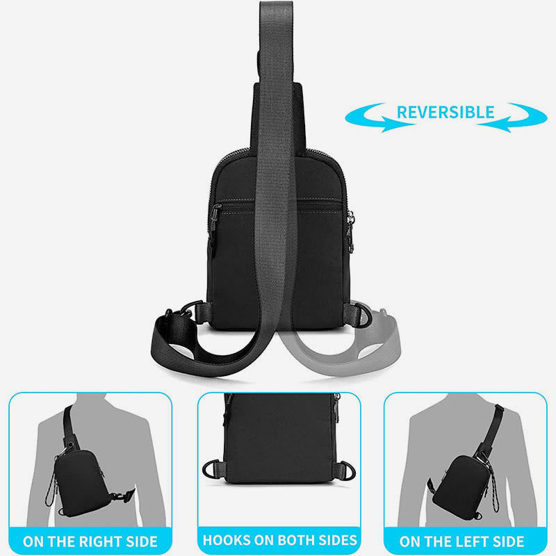 Messenger Bag Adjustable Outdoor Walking Wide Shoulder Strap Casual Bag