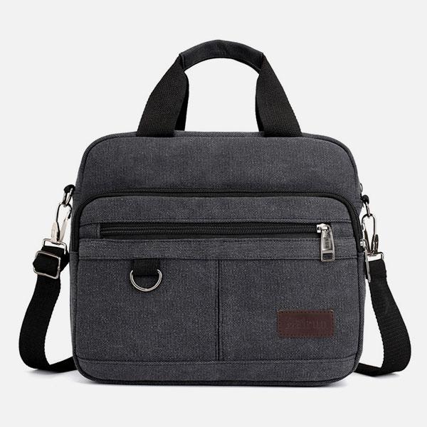 Men's Large Capacity Business Shoulder Tote Messenger Bag