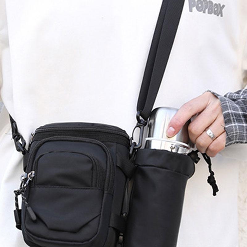 With Water Bottle Bag Sports Outdoor Multifunctional Messenger Bag Waist Bag