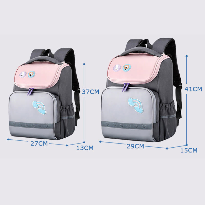 Cute Children's Backpack Cartoon Printing Breathable Lightweight School Bag