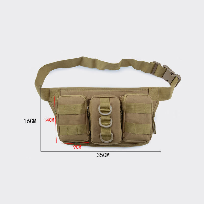 Men Tactical Outdoor Sports Multifunctional Fanny Pack Waist Bag