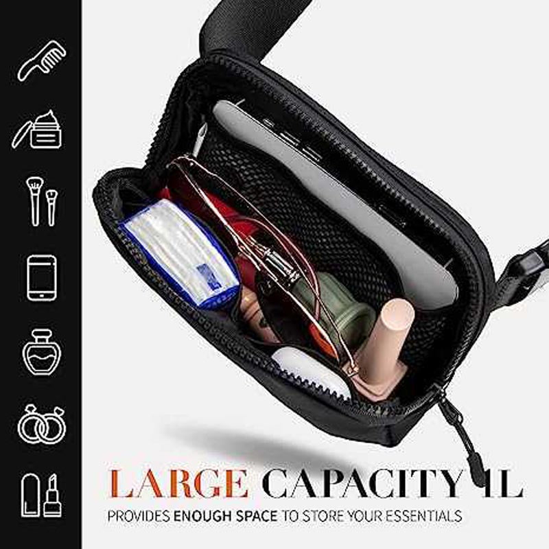 Fashion Workout Running Travel Hiking Mini Waist Bag with Adjustable Shoulder Strap Small Waist Bag